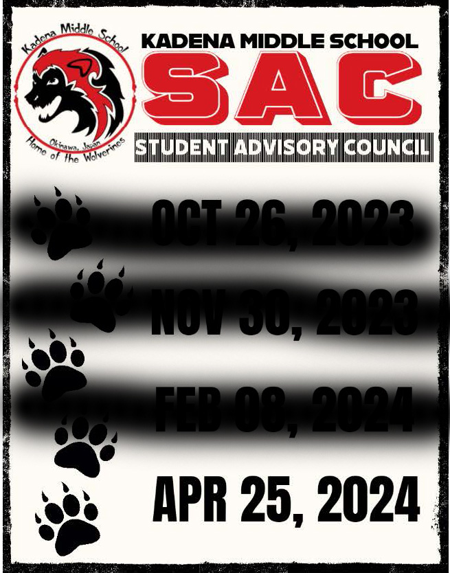 KDMS SAC Meeting 25 Apr 2024 Kadena Middle School DoDEA